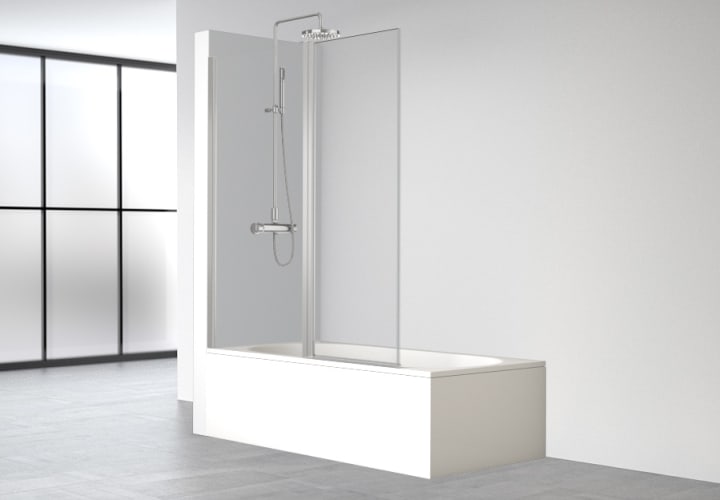 Mampara de bañera Hada Plus (HP-106) Profiltek opción 1