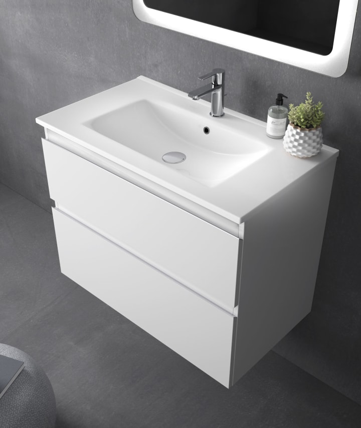 Conjunto mueble de baño fondo reducido 39 cm Carmen Ávila Dos detalle 1