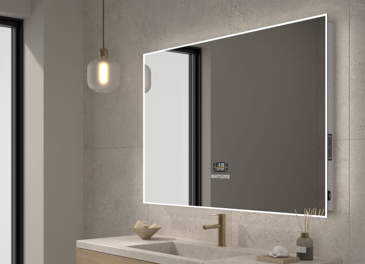 Espejo de baño con luz LED Santorini Eurobath principal 1