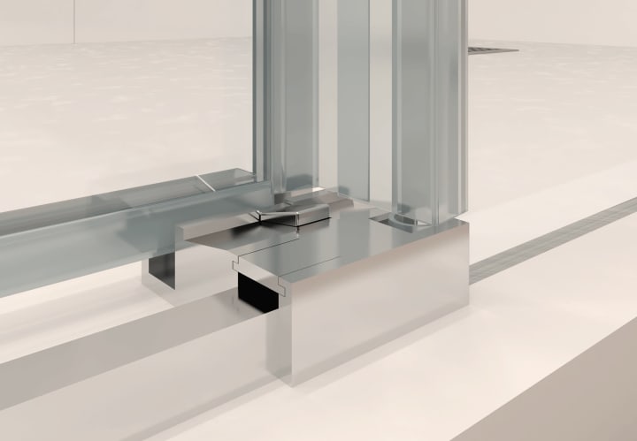 Mampara de ducha Elite 200 Bruntec detalle 2