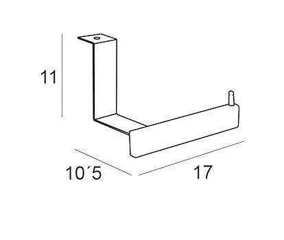 Toallero de baño Natural 1900 Manillons Torrent croquis 1