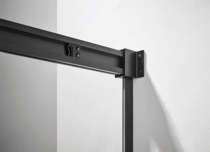 Mampara de bañera Basic Spazio negro mate GME detalle 3