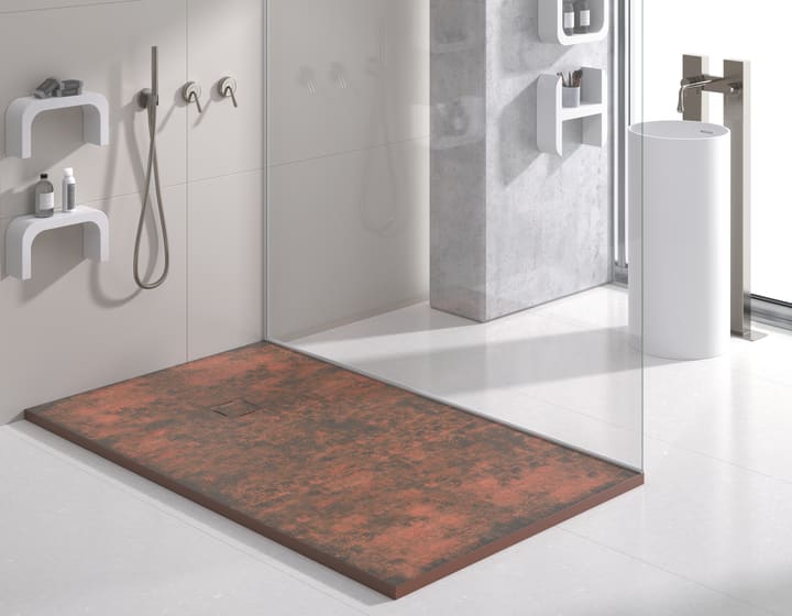 Platos de ducha de resina decorados Design 3D Bruntec Decorado principal 2