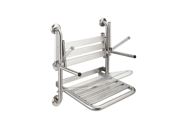 Asiento de ducha abatible New Wccare PMR de Unisan detalle 1