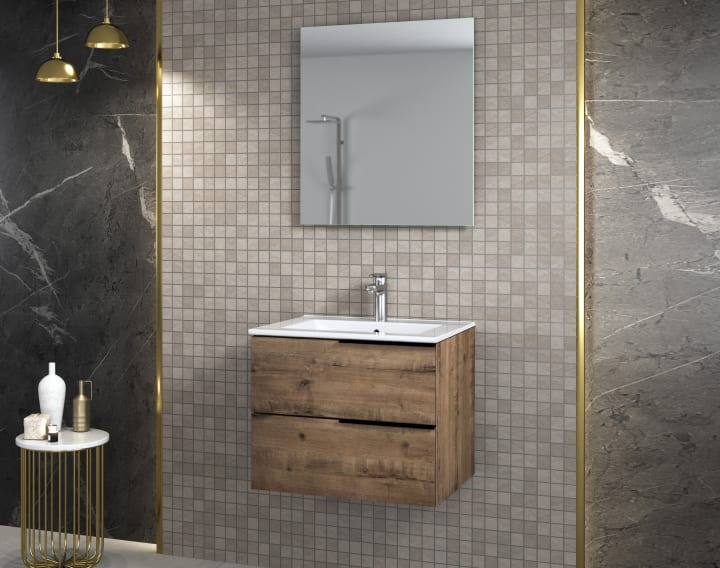 Conjunto mueble de baño Coban Bruntec principal 3