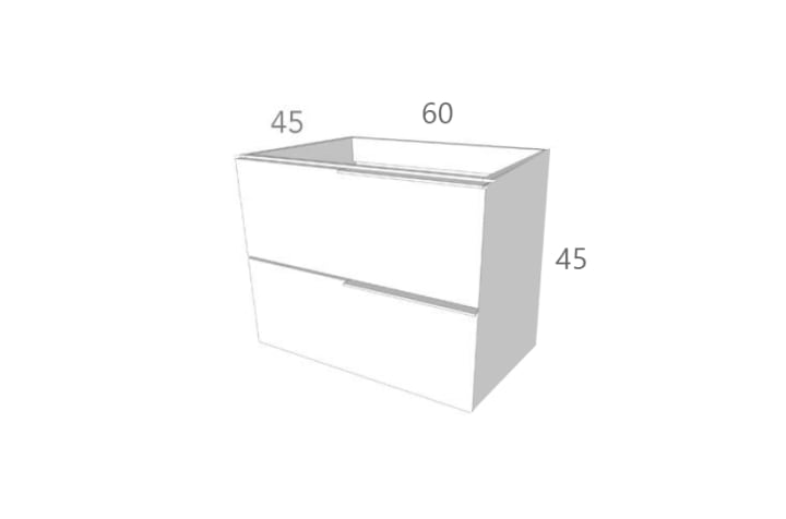 Conjunto mueble de baño Coban Bruntec croquis 7