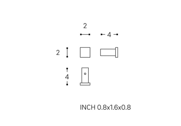 Percha de baño Metric Cosmic croquis 4