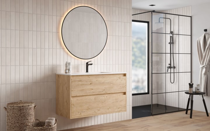 Conjunto completo de mueble de baño Artemisa Bruntec principal 2
