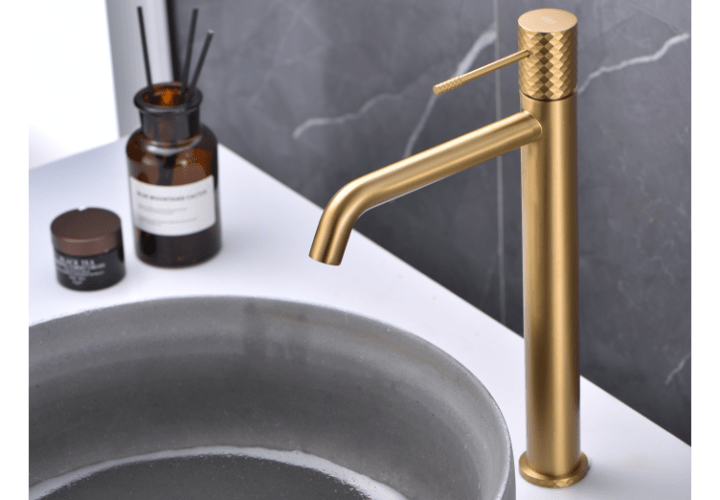 Pack Grifo de lavabo caño alto Génova Imex + Válvula click-clack ambiente 8