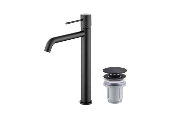 Pack Grifo de lavabo caño alto Génova Imex + Válvula click-clack principal 1