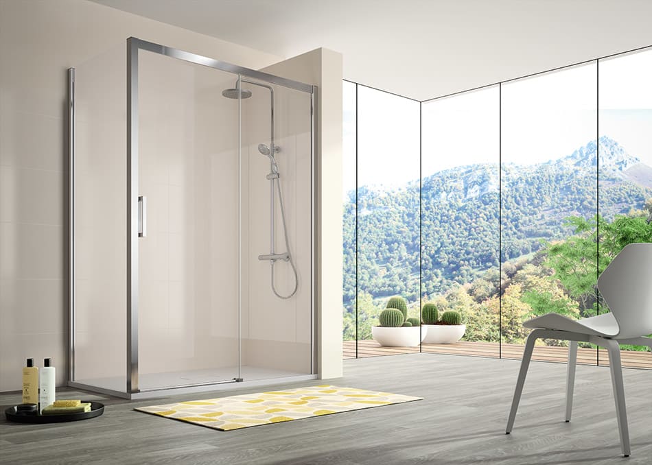 El grosor del vidrio en las mamparas de baño
