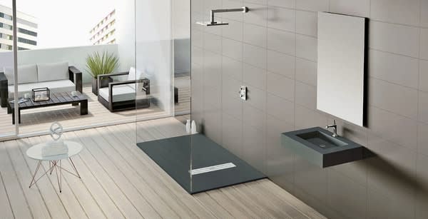 ¿Cómo instalar una mampara de ducha rectangular?