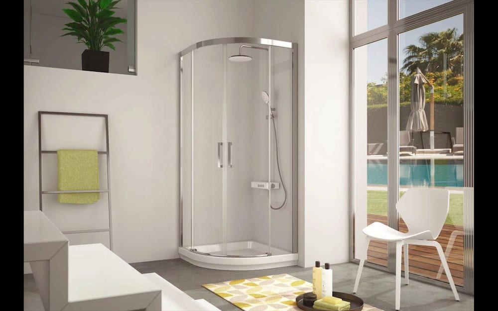 Mamparas de ducha semicirculares, ¡encájalas en tu nuevo baño!