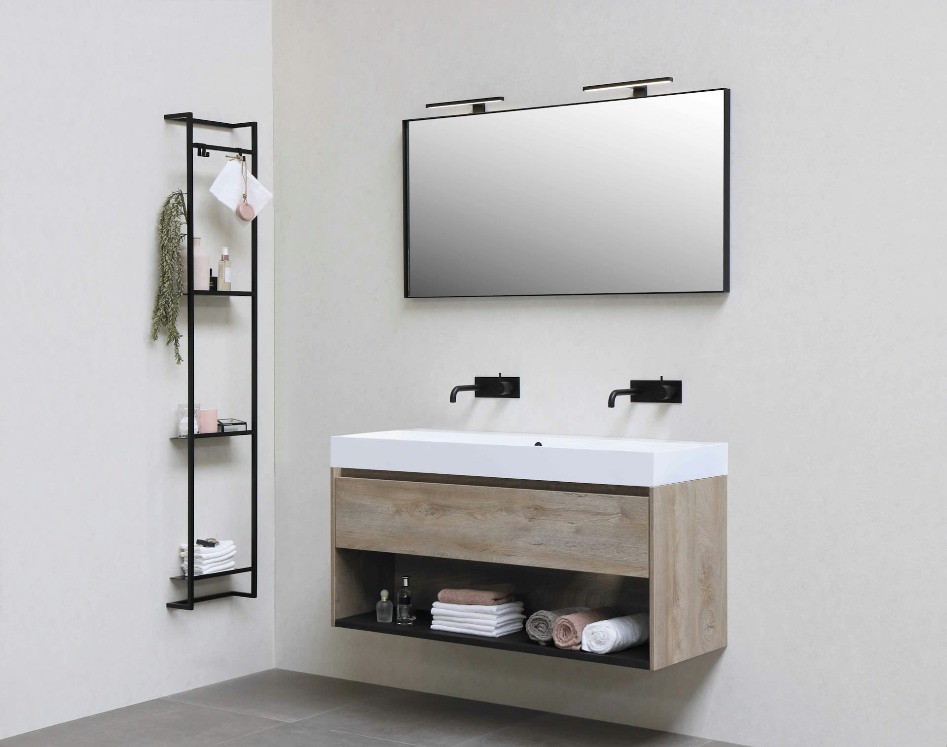 ¿A qué altura colgar un mueble de baño suspendido? Claves