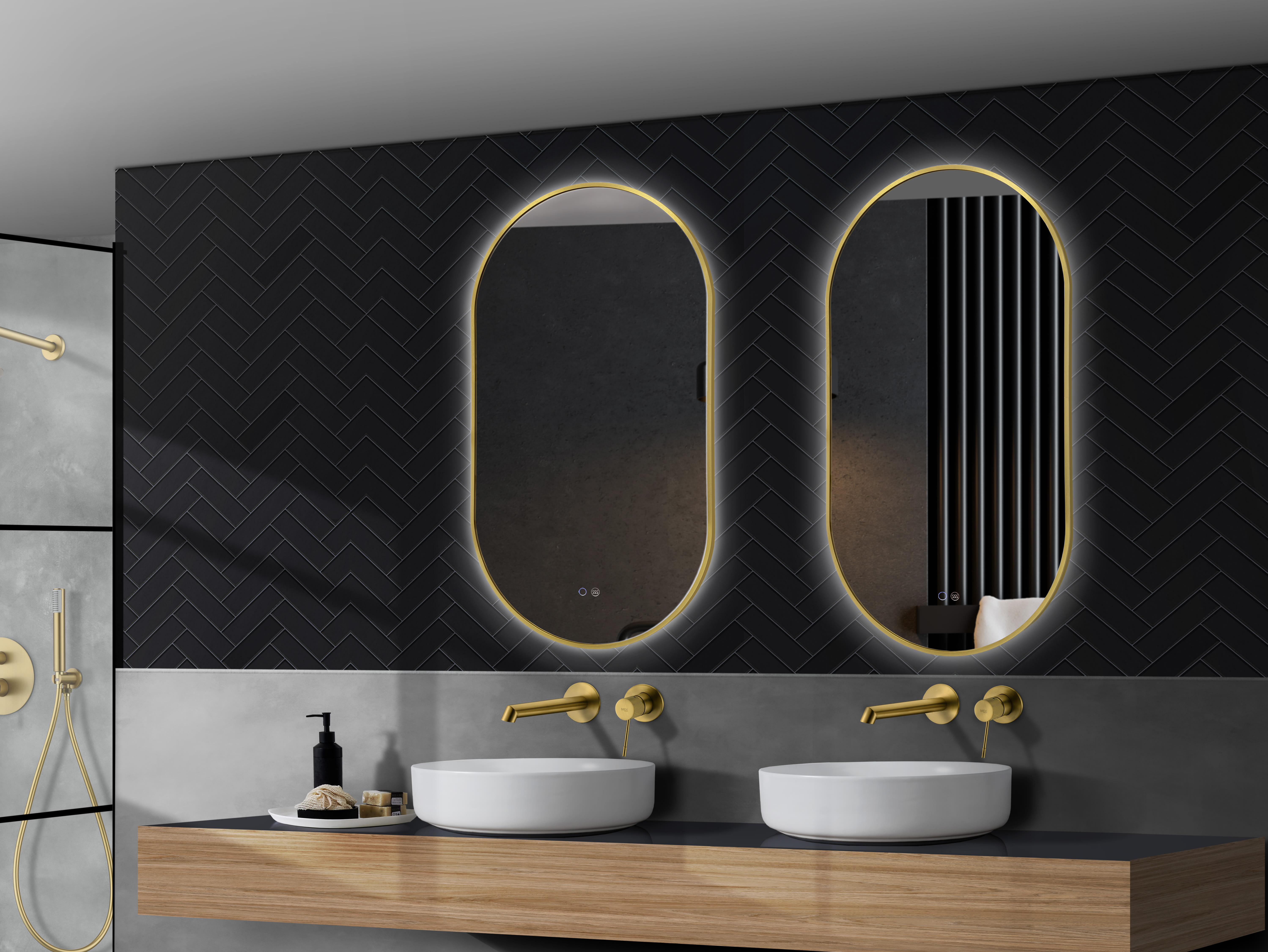 Elige espejos redondos para un baño más actual y elegante  Espejos para  baños modernos, Espejos para baños, Diseño de baños