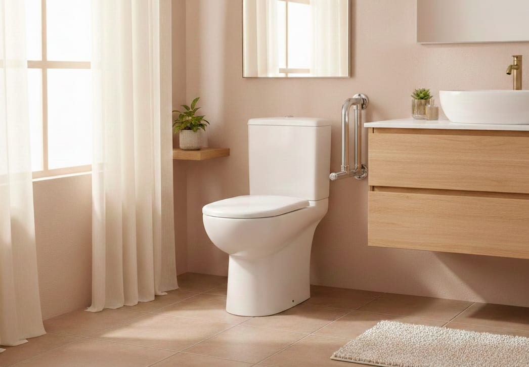 Inodoro completo Proget PMR Unisan Sanindusa a suelo / Decorabaño