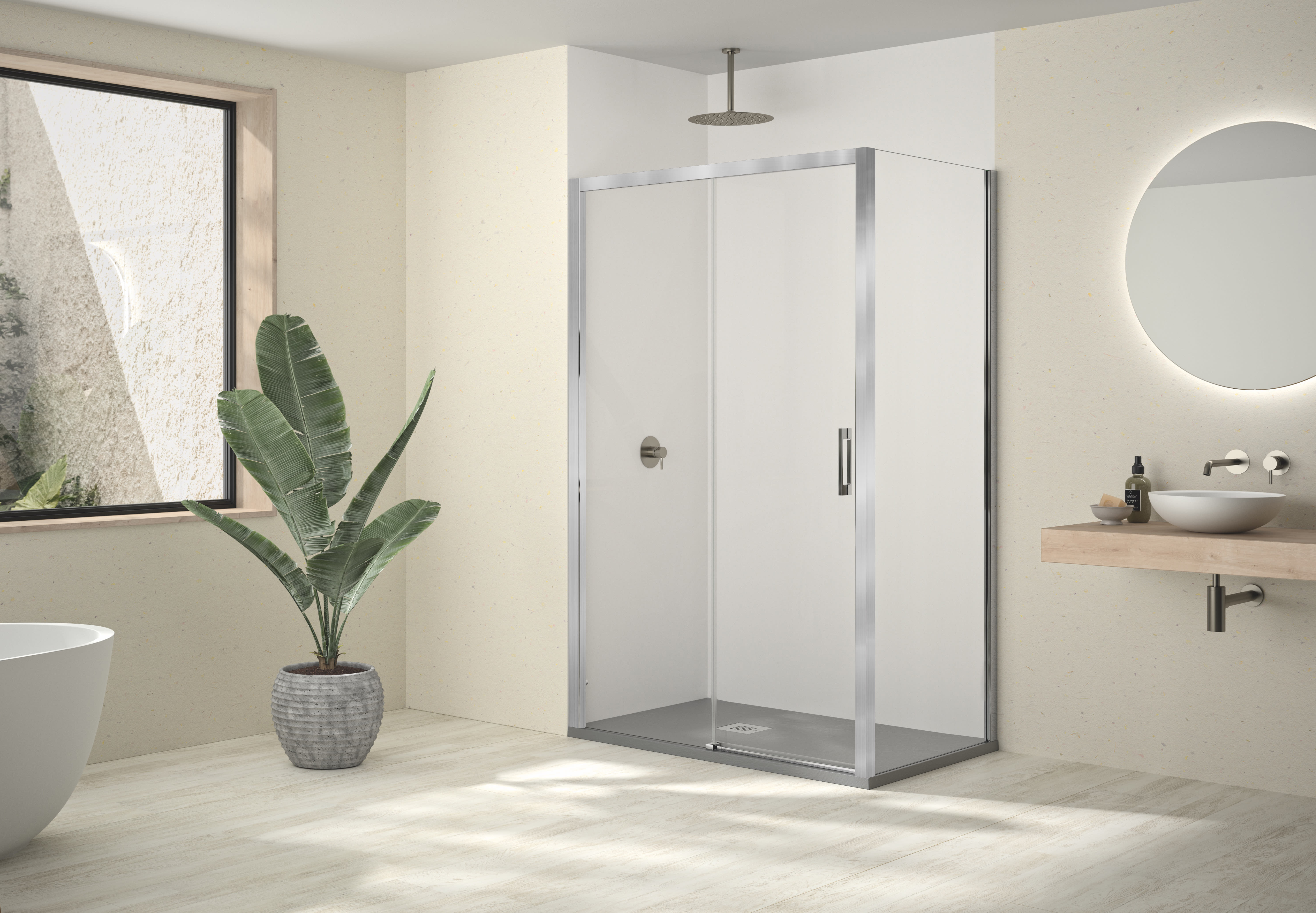 Ducha Pizarra Conjunto Plato Ducha Y Mampara Outlet Mampara De