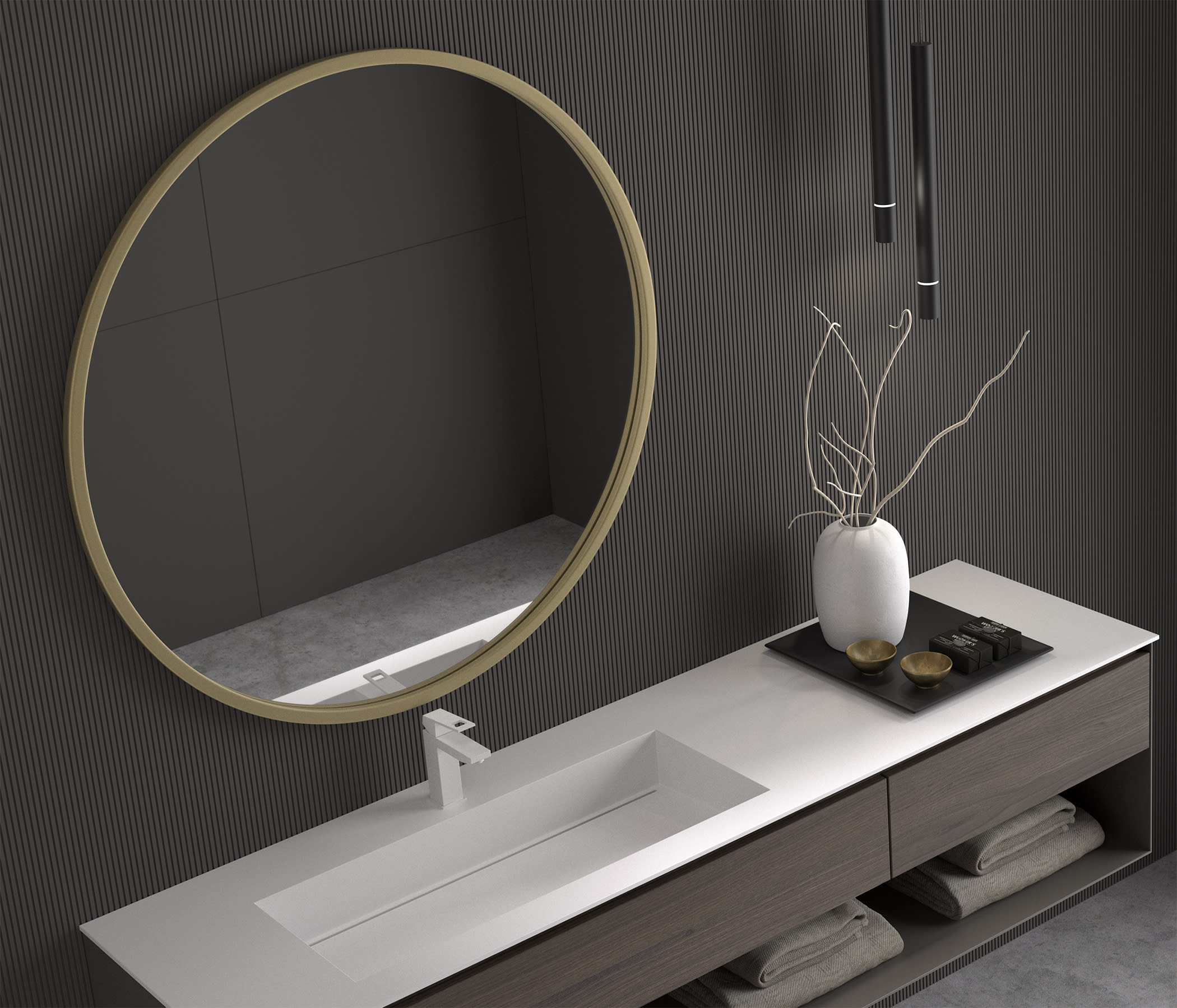 Comprar espejos de baño negros - ¡Nuevos y exclusivos!