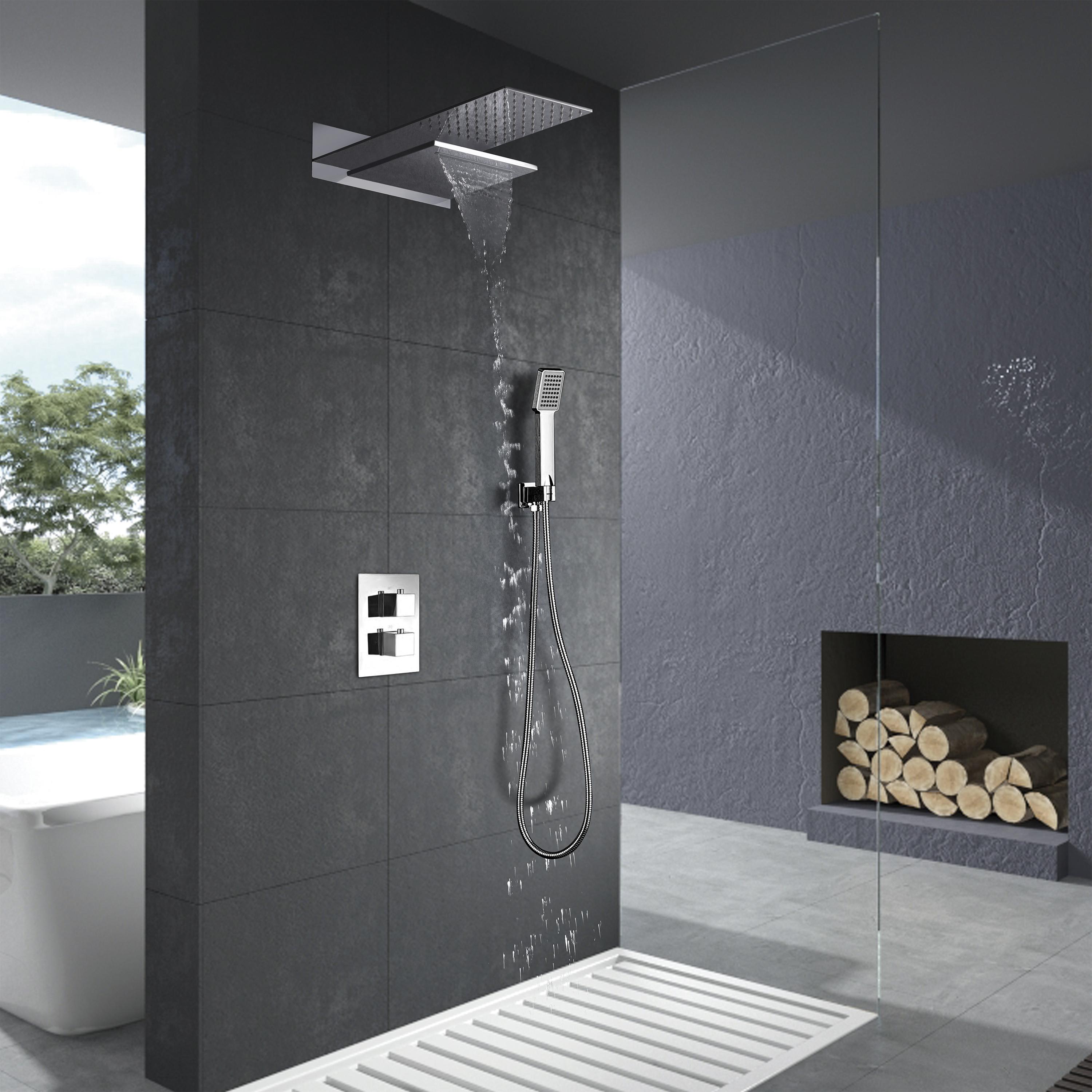 Kit rociador baño ducha para inodoro higiénico, lavabo baño o inodoro Negro  Mate