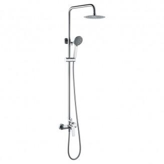 Grifo monomando lavabo AURA blanco mate caño alto de la marca Lluvibath