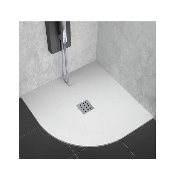 ROCA MALTA Plato Ducha Semicircular Porcelana 90X90 CM | Leroy Merlin