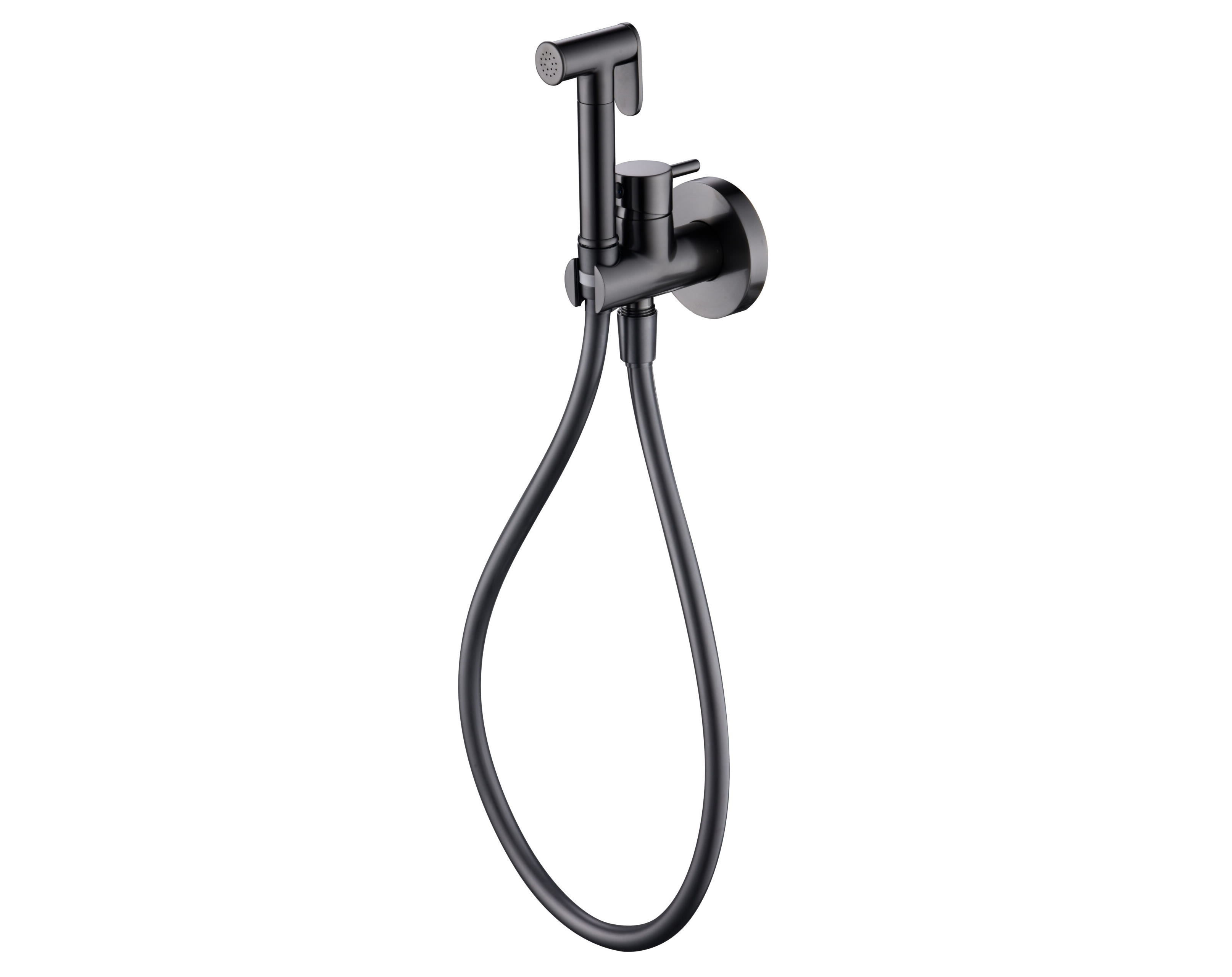 Grifo de ducha higiénica para llave wc agua fría ergos negro