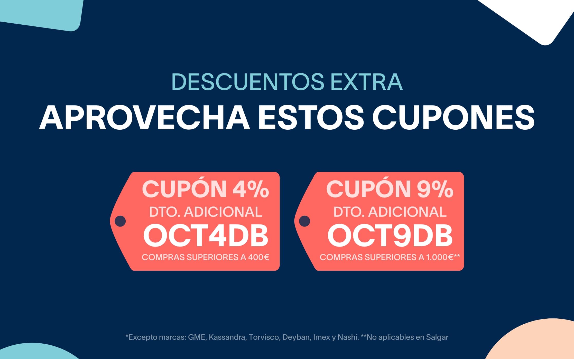 Cupones de Octubre