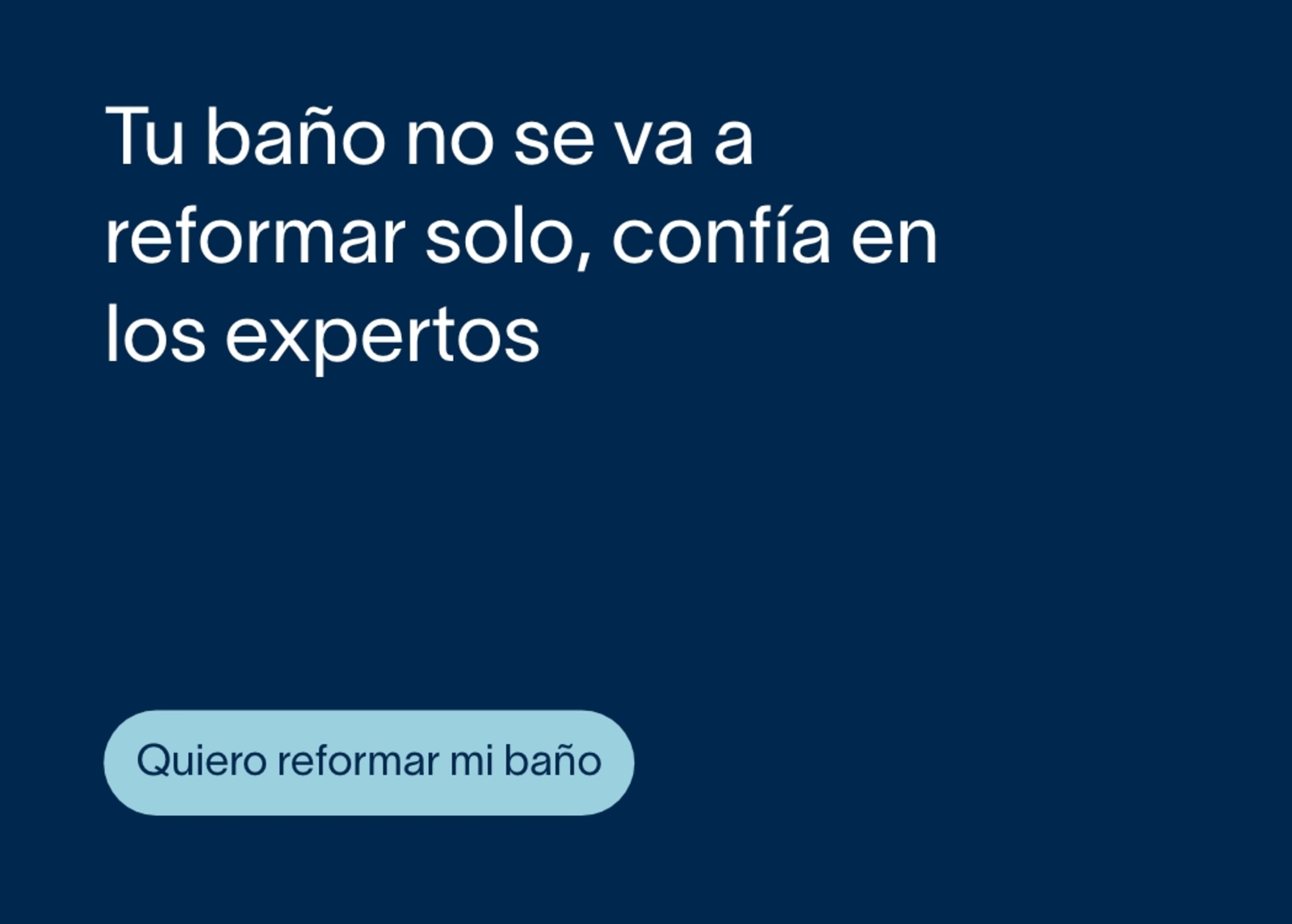 EXPERTOS EN LA REFORMA DEL BAÑO