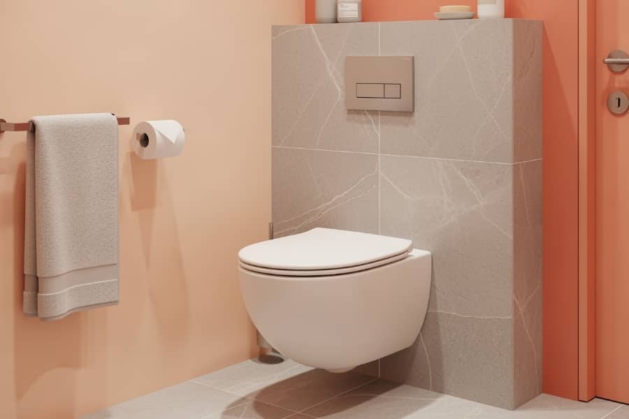 Cuarto de baño estilo japandi