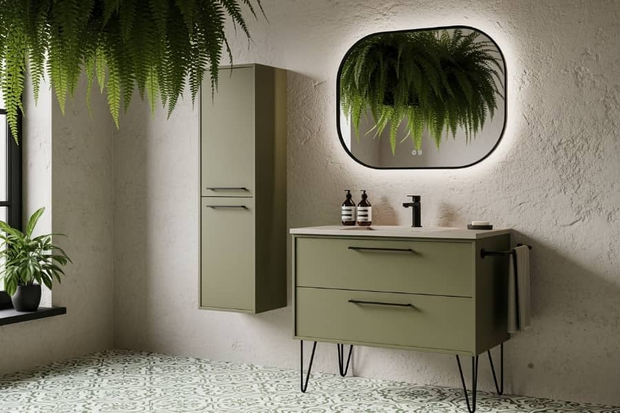 Baño estilo industrial